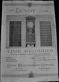 Bundy Time Recorder Leaflet