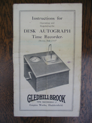 Gledhill-Brook Autograph Recorder
