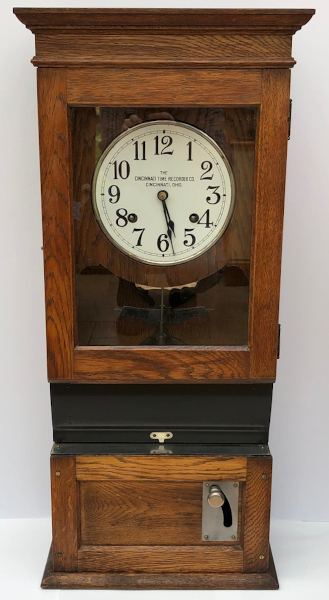 Cincinnati time recorder front