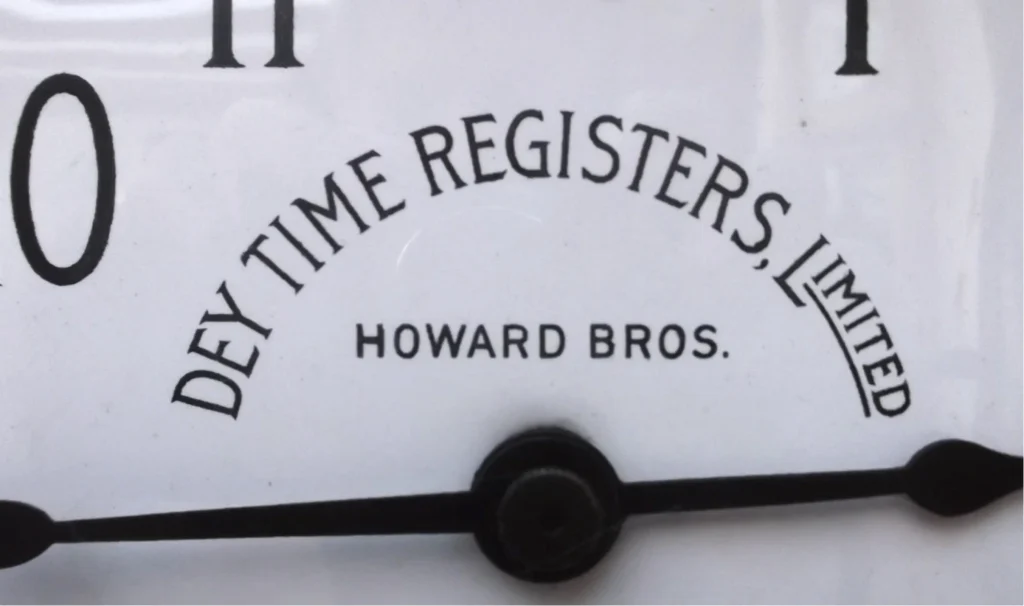 Dey Time Register dial name