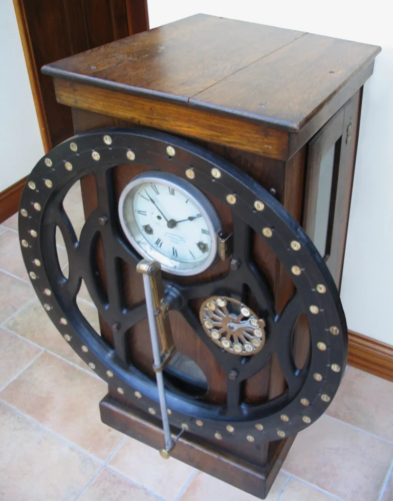 Dey Time Register side view