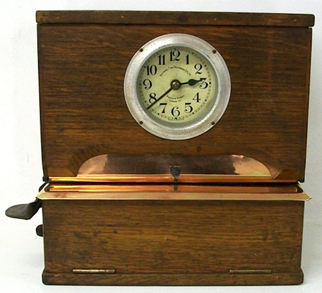 National Time Recorder Company (NTR) desktop job timer