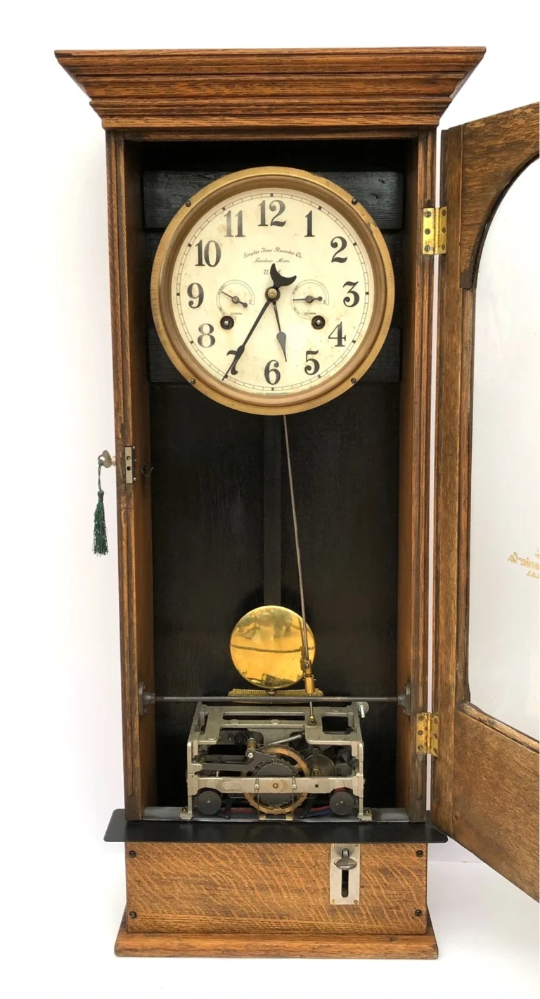 Simplex Job Timer front view with door open